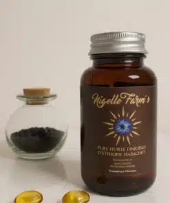 Capsule huile de nigelle habachiya d'Éthiopie : Immunité & Vitalité Naturelle